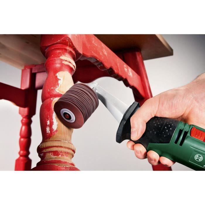 Cylindre abrasif bosch - (grain 120, largeur rouleau 60mm, souple, accessoire pour texoro)