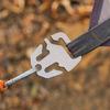 Stainless Camping Tent Wind Rope Buckle Outdoor Knot Tool Guyline Wind Rope Cord Adjuster Fast Knot Knotting Buckle