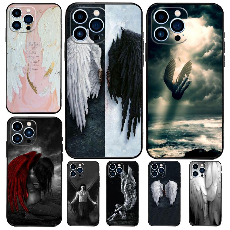 Angel Wings Painting Case For ZTE Nubia Red Magic 11 10S 9S 8S 8 9 10 Pro Plus 6 7 6S 7S Pro RedMagic 10 Air Cover