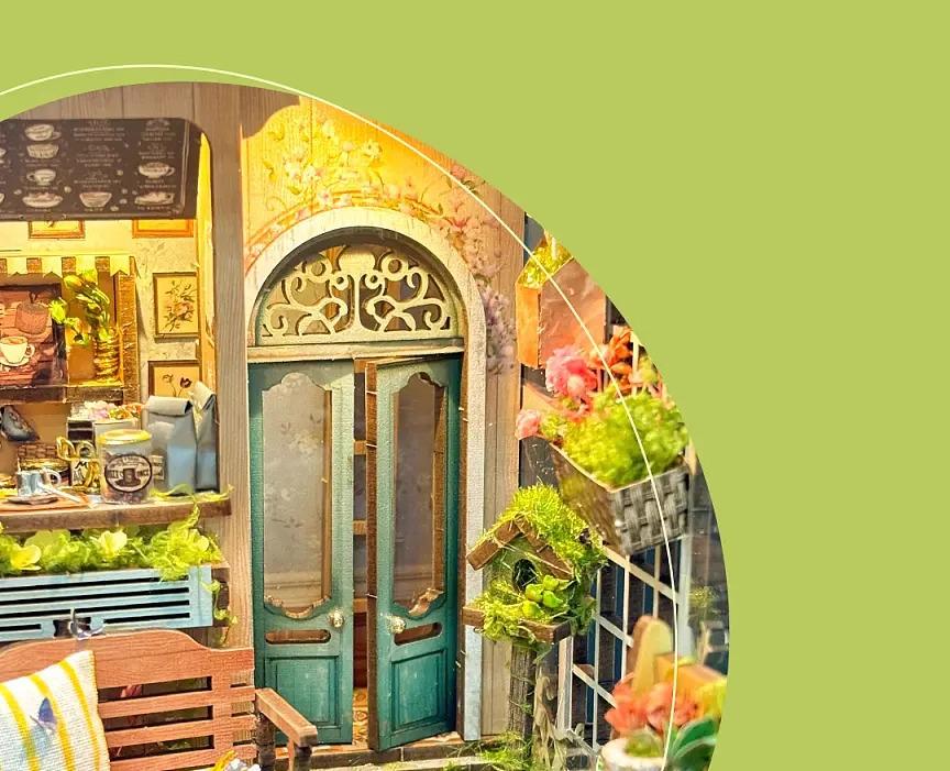 Sylvia Garden DIY 3D Book Nook: Creative Flower House Assembly Kit
