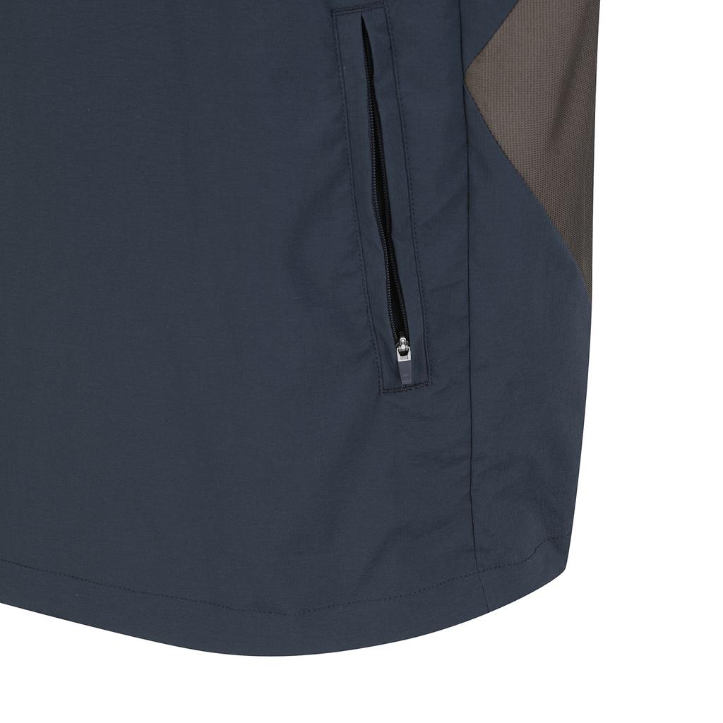 Hydrogen Men'S Color-Blocked Hooded Lightweight Vest