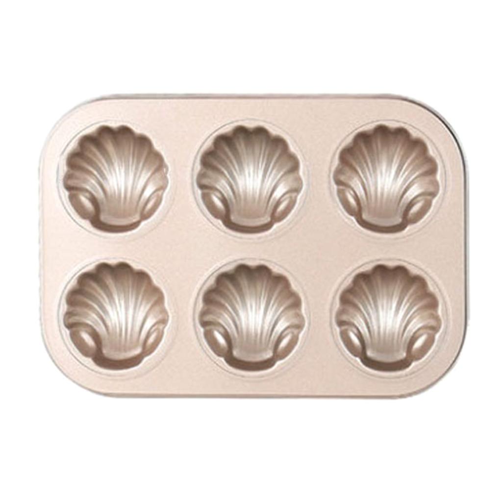 Madeleine cake baking tray 6/9/12 hole food grade carbon steel cake mold biscuit cake chocolate baking mold