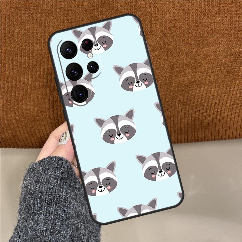 

Raccoon Animal Phone Case For Samsung Galaxy S23 S24 S25 Ultra S9 S10 S22 Plus S20 FE S21 FE Back Cover Galaxy S25 Plus