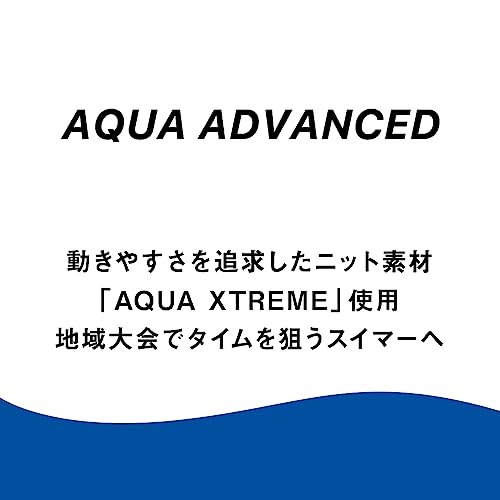 [WA Approved] Arena Men's AQUA ADVANCED Competition Swimsuit, Size L, Knit Material, for Intermediate Swimmers, AS6SRC24M