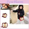 Adorable Apple Shaped Knitted Shoulder Bag For Kids Gender Neutral Mini Cute Design
