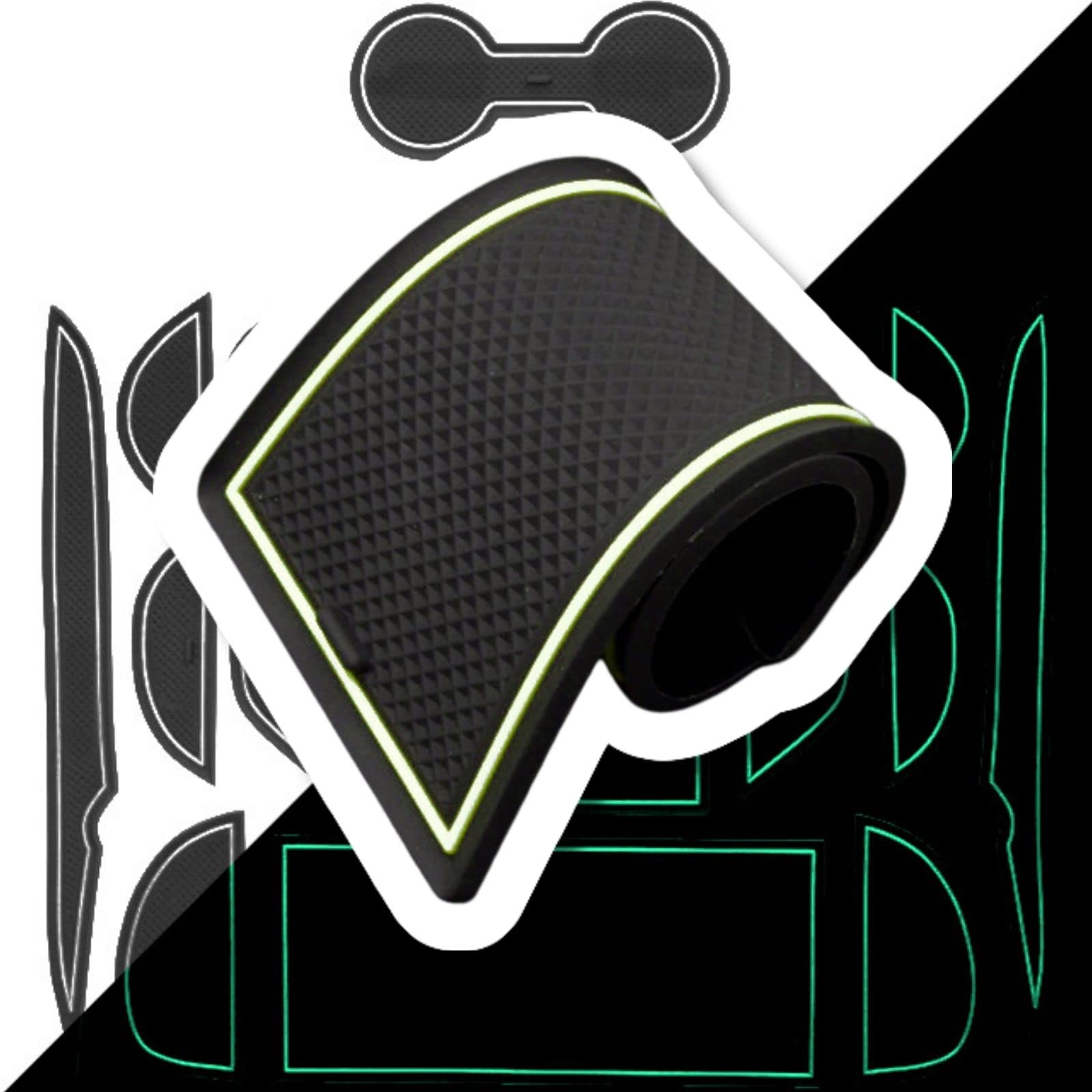 

COLORBIRD Резиновый коврик для Prius 50 серии, Противоскользящий коврик, Аксессуары, Дизайн, специфичный для автомобиля, Запчасти, Toyota (белый) белый