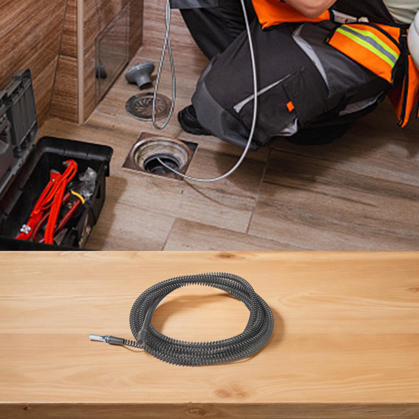 Spring Pipe Dredging Drain Cleaner Electric Drill Connector Remover Tools Spring Pipe For Kitchen High Quality