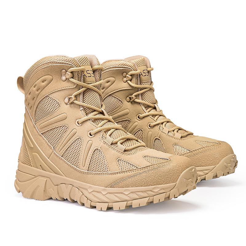 2025 Large Size Tactical Mountaineering Boots - Anti-kick, Non-slip Military Combat Boots