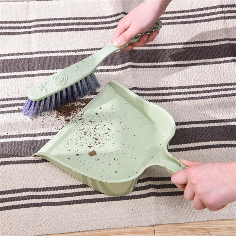 Household Cleaning Tool Small Sweeper And Dustpan Set For Tables Bed Quick Cleanup Desktop Use Cleaning Essential
