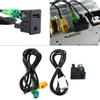 Car USB AUX Switch Socket Wire Harness Cable Adapter For BMW 3 5 Series E87 E90 E91 E92 X5 X6