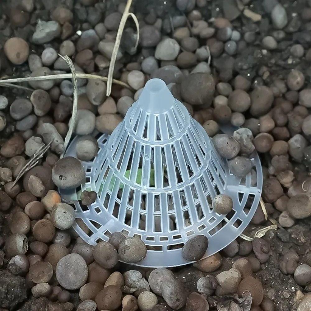 10Pcs Bonsai Hole Mesh Cup Prevent Soil Loss Leakproof Flower Pot Bottom Net Pot Bottom Breathable Conical Breathable Mat