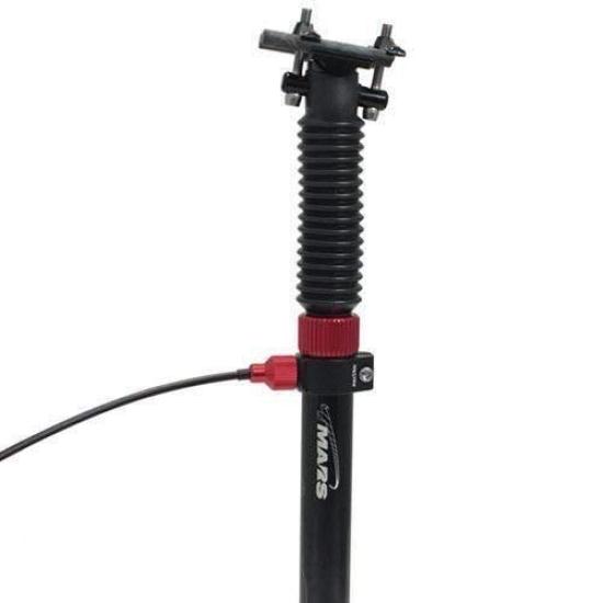 TMARS 419L Mechanical Drop x Black Seatpost, 31.6 400mm, #ST1478