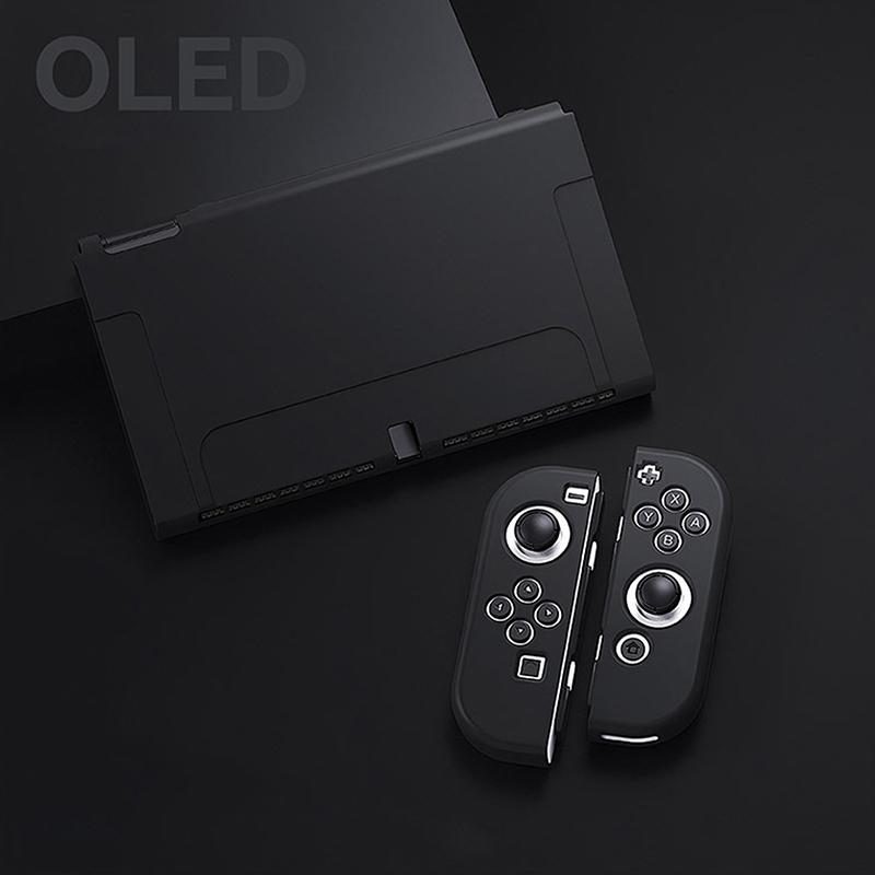 

Protective Case Compatible With Switch Oled Console And Joy-Cons, Switch Can Be Inserted In Dock With Shell