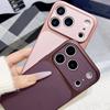 Matte Cortex Leather Case For iPhone 17pro Max 13 14 15 16 17 Pro Max Shockproof Bumper Soft Back Cases Instantly  Cover