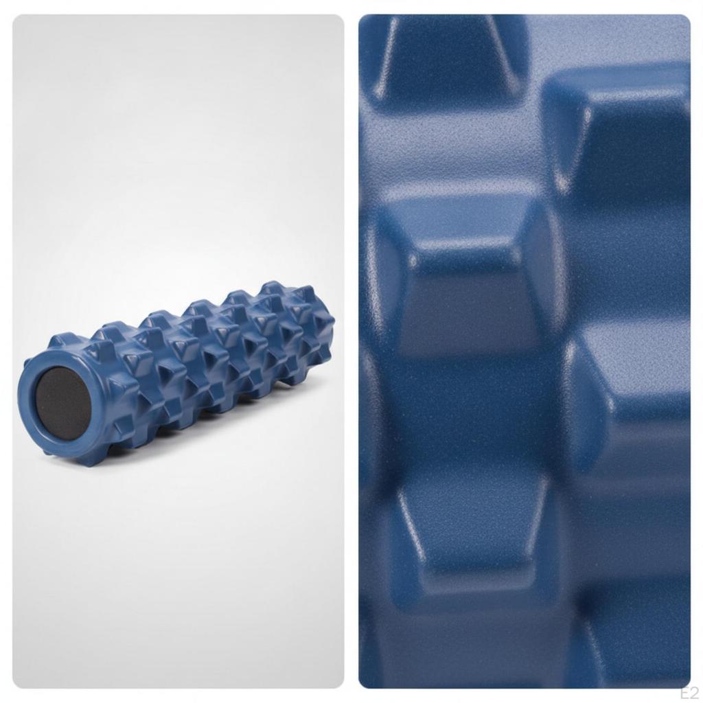 Textured Foam Roller Firm Deep Tissue Muscle Massage Cylinder for Back Calves