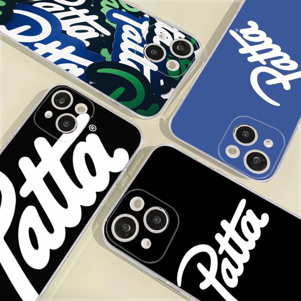 Fashion P-Patta Phone Case For IPhone 17 16 15 14 13 12 11 Pro Max Plus Soft Cover Personalized DIY