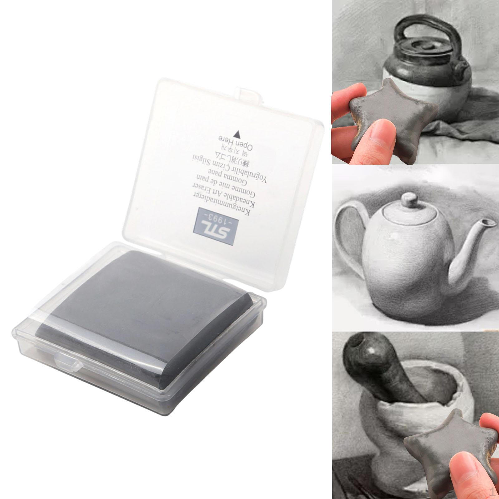 

Kneaded Eraser for Artists Drawing & Portable with Storage Case Art Supplies