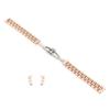 14mm Watch Band Stainless Steel Watch Strap Replacement Watch Band Strap AccessoryRose Gold