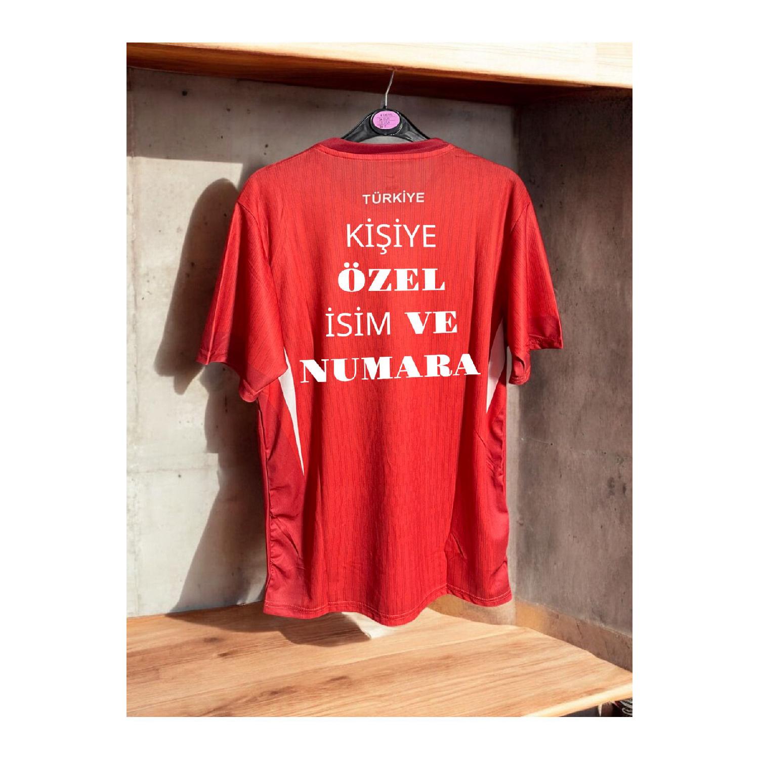 

Personalized Printed Trkiye National Team Football Jersey-red S чистый