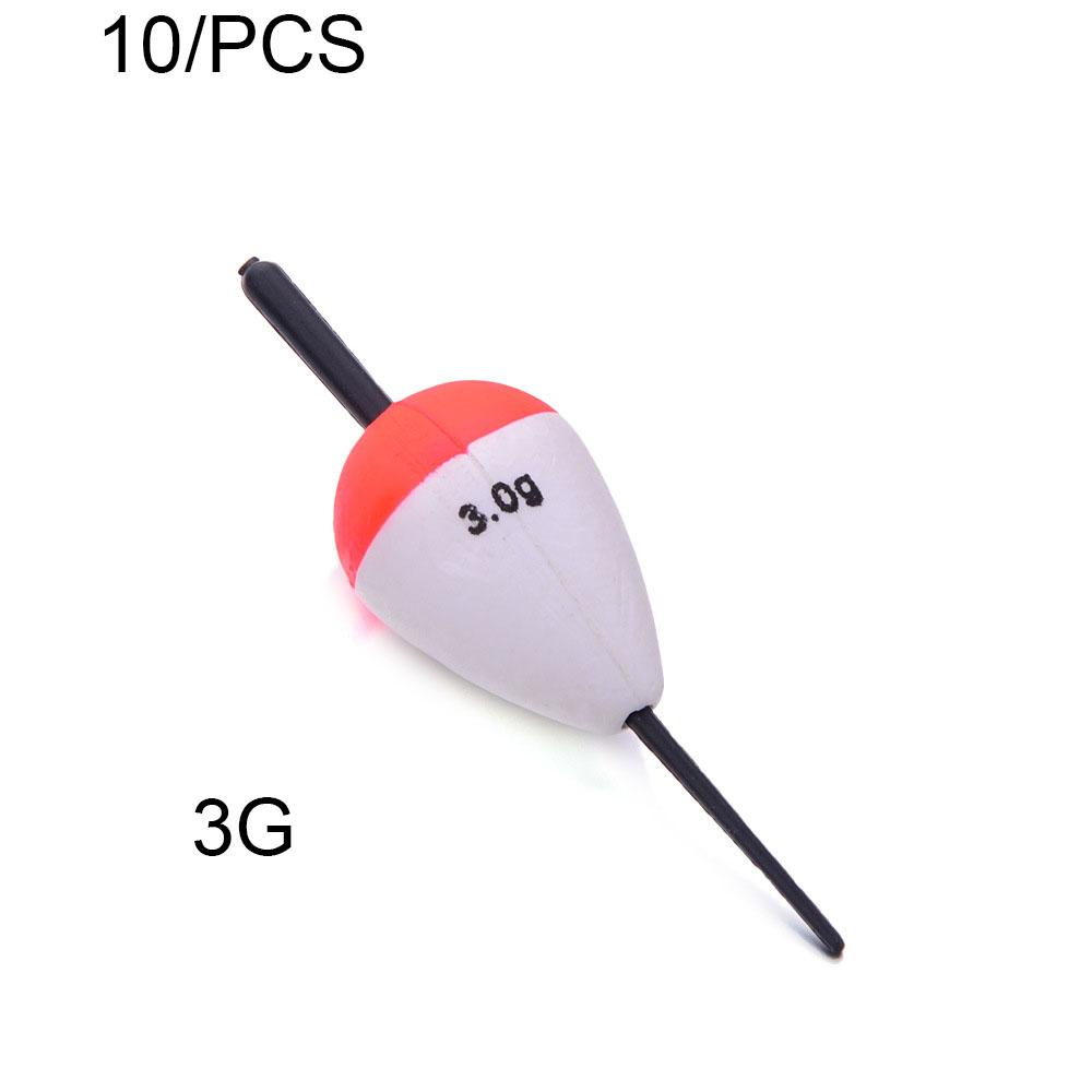10Pcs Fishing Float Foam Fish Floats Drift Big Belly Drifts Long Casting Drifts 1g/2g/3g/5g/10g Buoy Flotador Gear Fishs Float