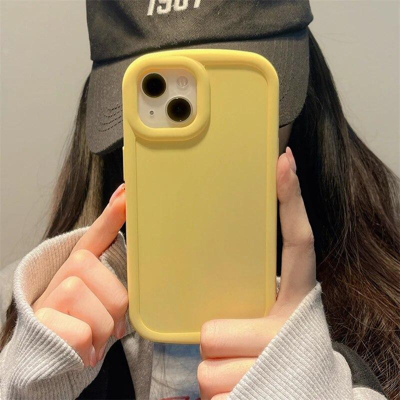 

Розкішний матовий м який цукерковий чохол для телефону для iPhone 14 13 12 11 Pro Max Plus X Xs XR Max протиударний бампер М які силіконові чохли For iPhone 15