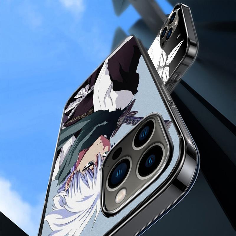 Bleach Hitsugaya Toushirou Cover Phone Case For iPhone 16 17 Air 15 14 Pro Max 16E Phone Case 13 Mini 12 11 7 SE 8 Print Pattern
