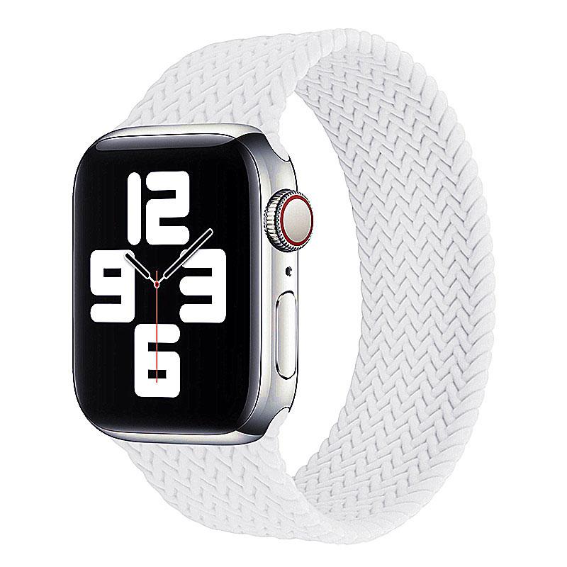 Buy Strap For Apple watch Braided Loop band 44mm 40mm 38mm 42mm Nylon  Elastic belt bracelet iWatch series 3 2 1 4 5 SE 6 Strap at affordable  prices — free shipping, real reviews with photos — Joom