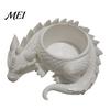Dragon-shaped Flower Pot 3D Printed Pot, Fairy Tale Style Dragon-Shaped Planter Yellow Dragon with Breathable Design, Small Plant Container