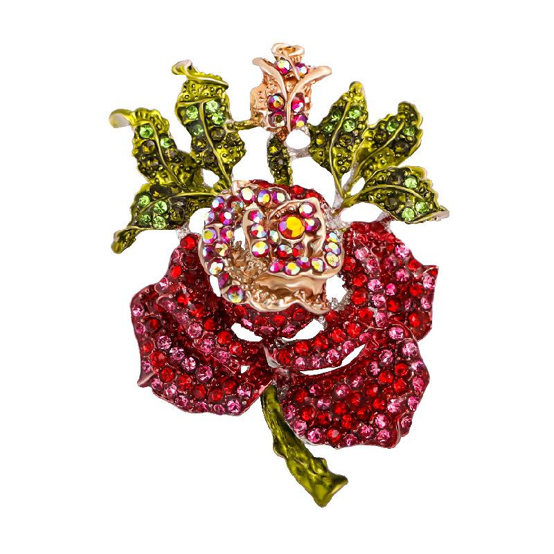 Fashion Rose High-end Plant Popular Jewelry Brooch
