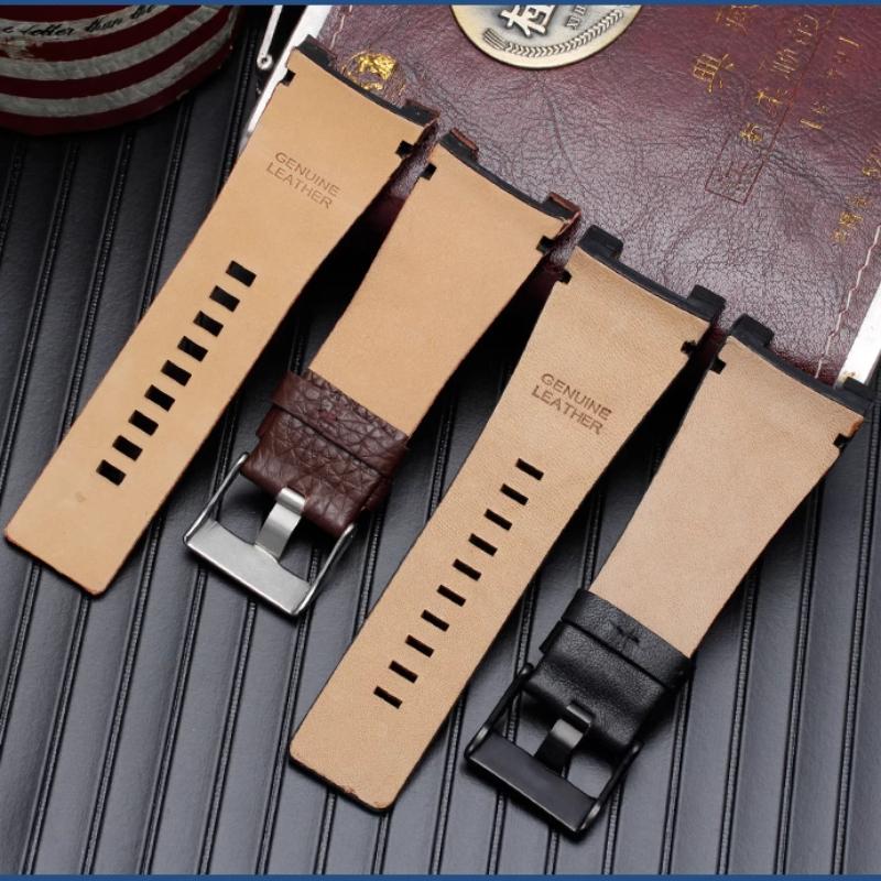 Concaaf Echt lederen horlogebandje Voor Diesel DZ1216 DZ1273 DZ4246 DZ4247 DZ287 horlogeband heren koeienhuid horlogebandje armband