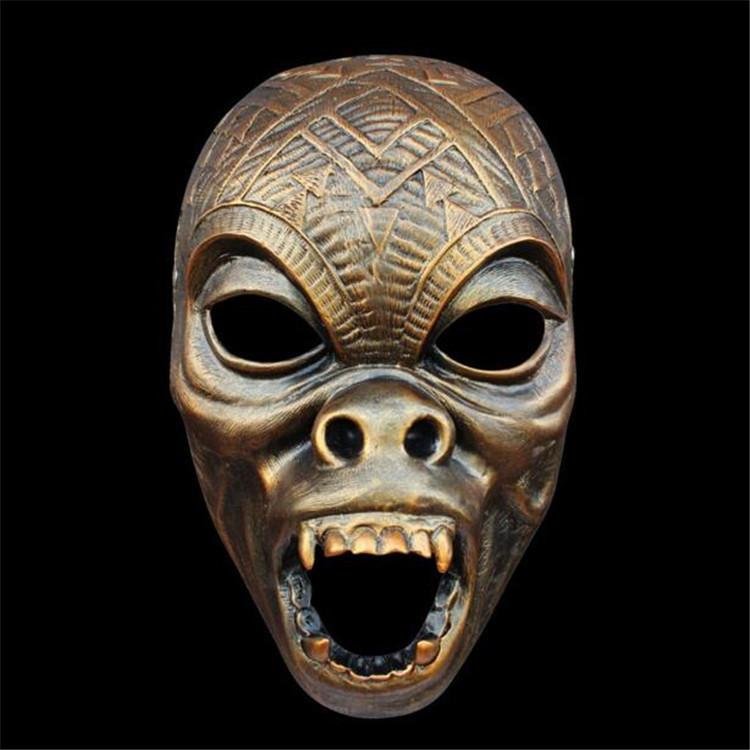 Marvel Captain America Civil War Black Panther Resin Mask Cosplay Costume For Halloween Party