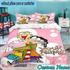 Custom Name 3PCS Ed Eddy Mystery Bedding Set,Including  Duvet Cover And 2pcs Pillowcases Perfect for Bedroom,Dormitory,Fan Christmas gift