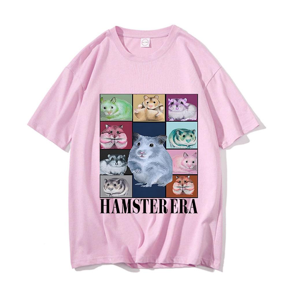 Vtipné tričko Eras Tour s křečkem Retro pánské/dámské tričko Harajuku oblečení Trička Unisex Vintage Kawaii bavlněné topy Grafická trička