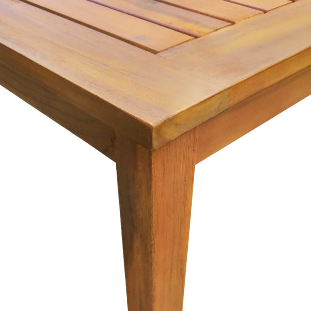 5 Piece Garden Dining Set Solid Acacia Wood