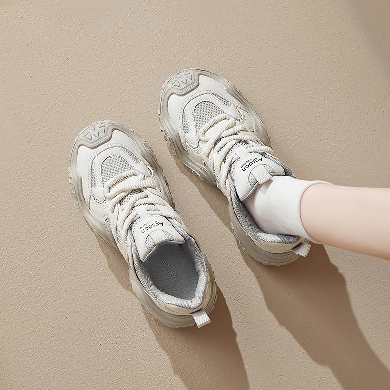 Augustine hiking shoes women's outdoor 2025 new autumn platform ugly cute dad shoes light sports shoes