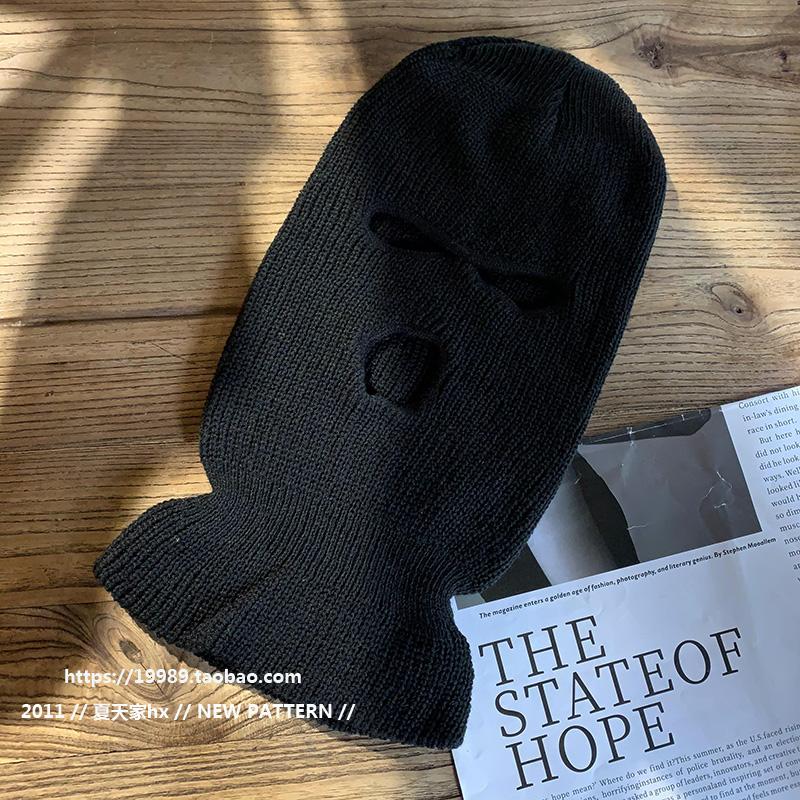 

Песчаная скульптура, забавная уличная вязаная шерстяная шапка, мужская теплая хип-хоп однотонная женская шапка, модная, милая, мультяшная Elastic чёрный