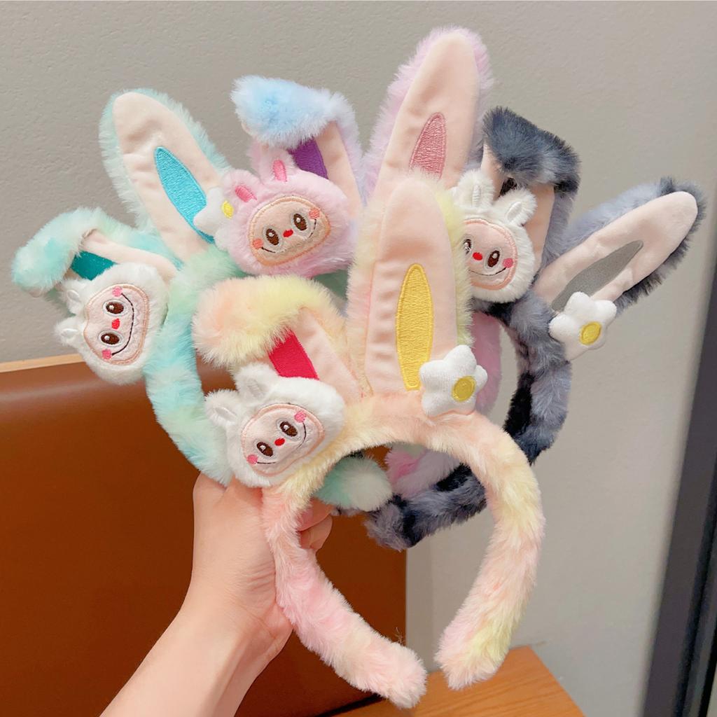 Cerc de păr Labubu Fată Desen animat Labubu Plus Ac de păr Piesă de cap Bentiță Accesorii de păr