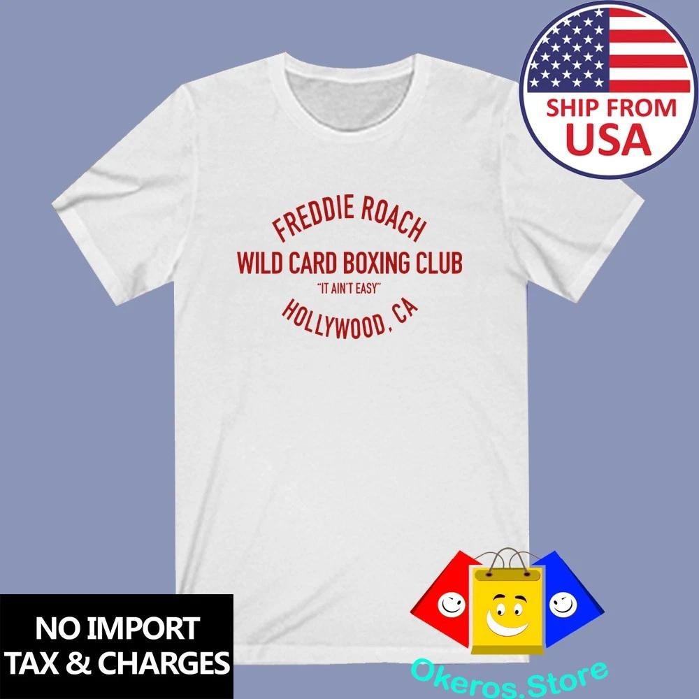 Wild Card Boxing Club Gym Freddie Roach Men s White Size S to 5XL 4XL