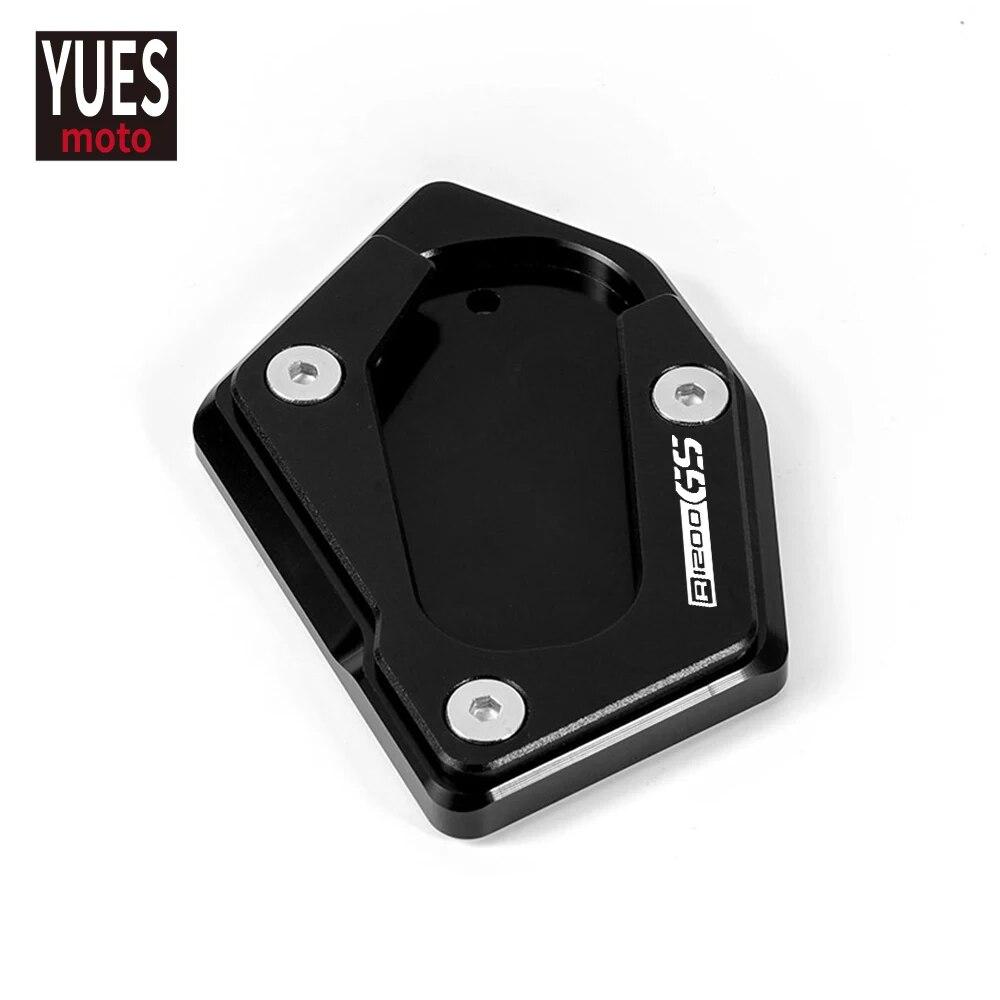 Motorcycle Accessories CNC Foot Side Stand Extension Pad Support Kickstand Plate Enlarge For BMW R1200GS LC R1200 GS Rallye