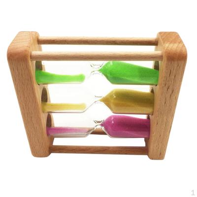 1+3+ Wooden Glass Hourglass Clock Home Decor Gift