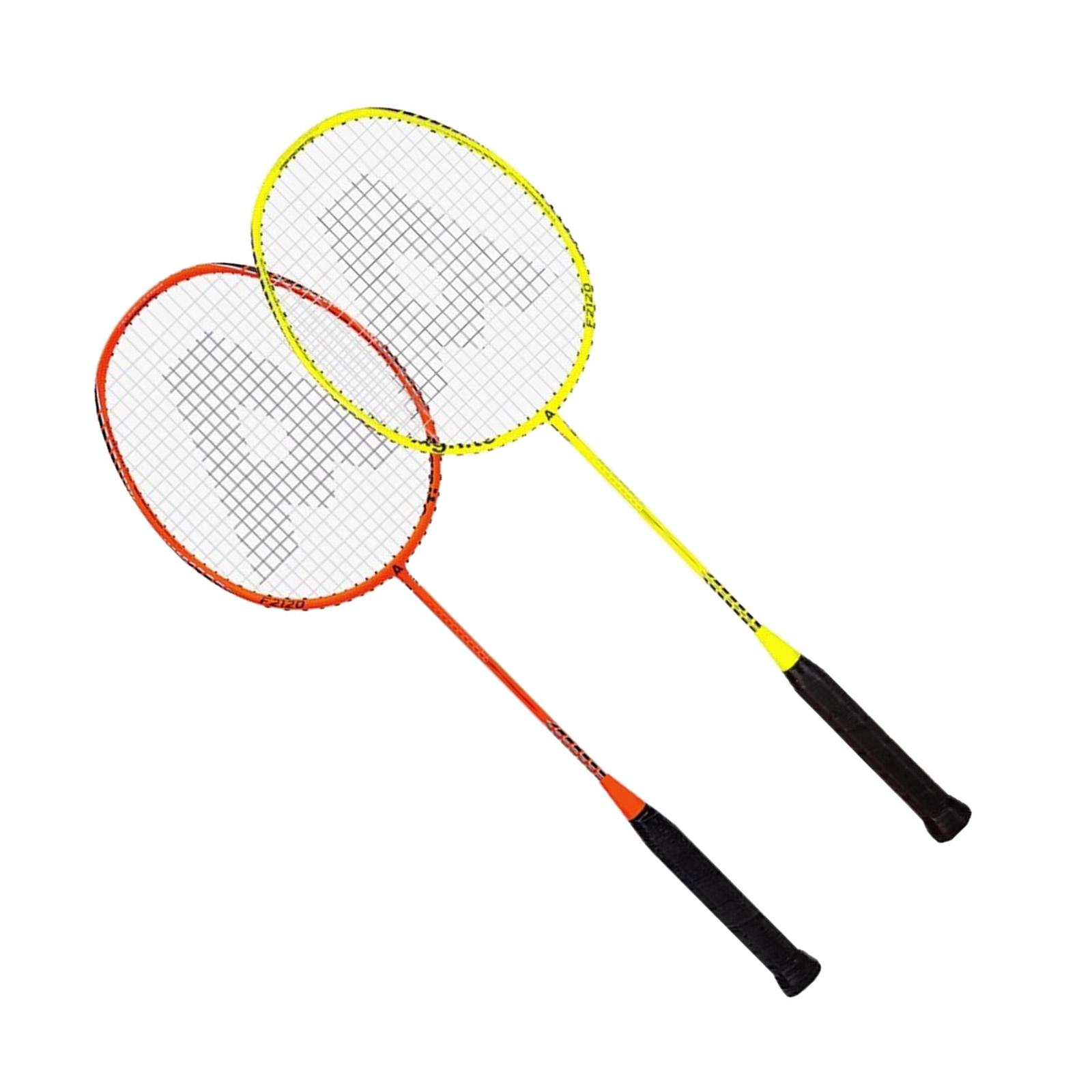 

1 пара легких ракеток для бадминтона, набор воланов, ракетка для занятий спортом в помещении и на открытом воздухе, аксессуары для детей и взрослых, начинающих E