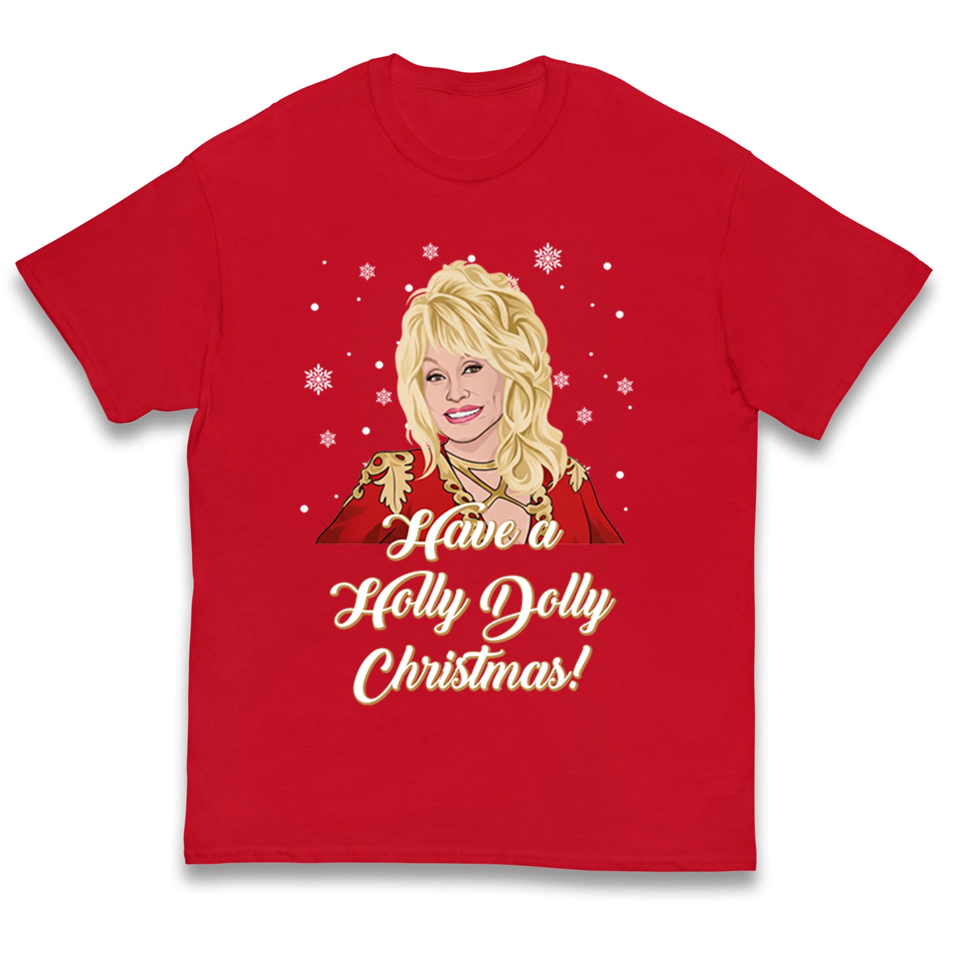 Dolly Parton Have a Holly Dolly Christmas Kids T Shirt 130