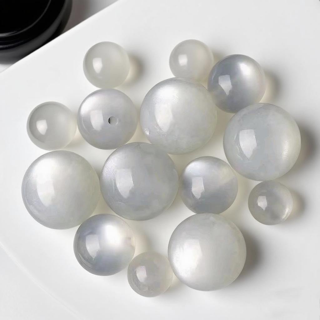 Natural Moonstone & Light Labradorite Beads for DIY Jewelry