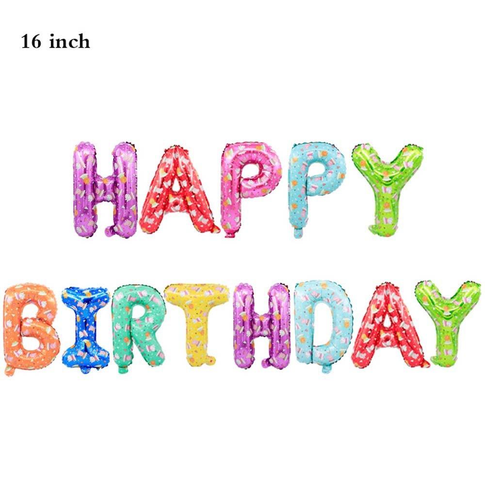 Premium Happy Birthday Aluminum Foil Balloons Ideal For Memorable Celebration Events