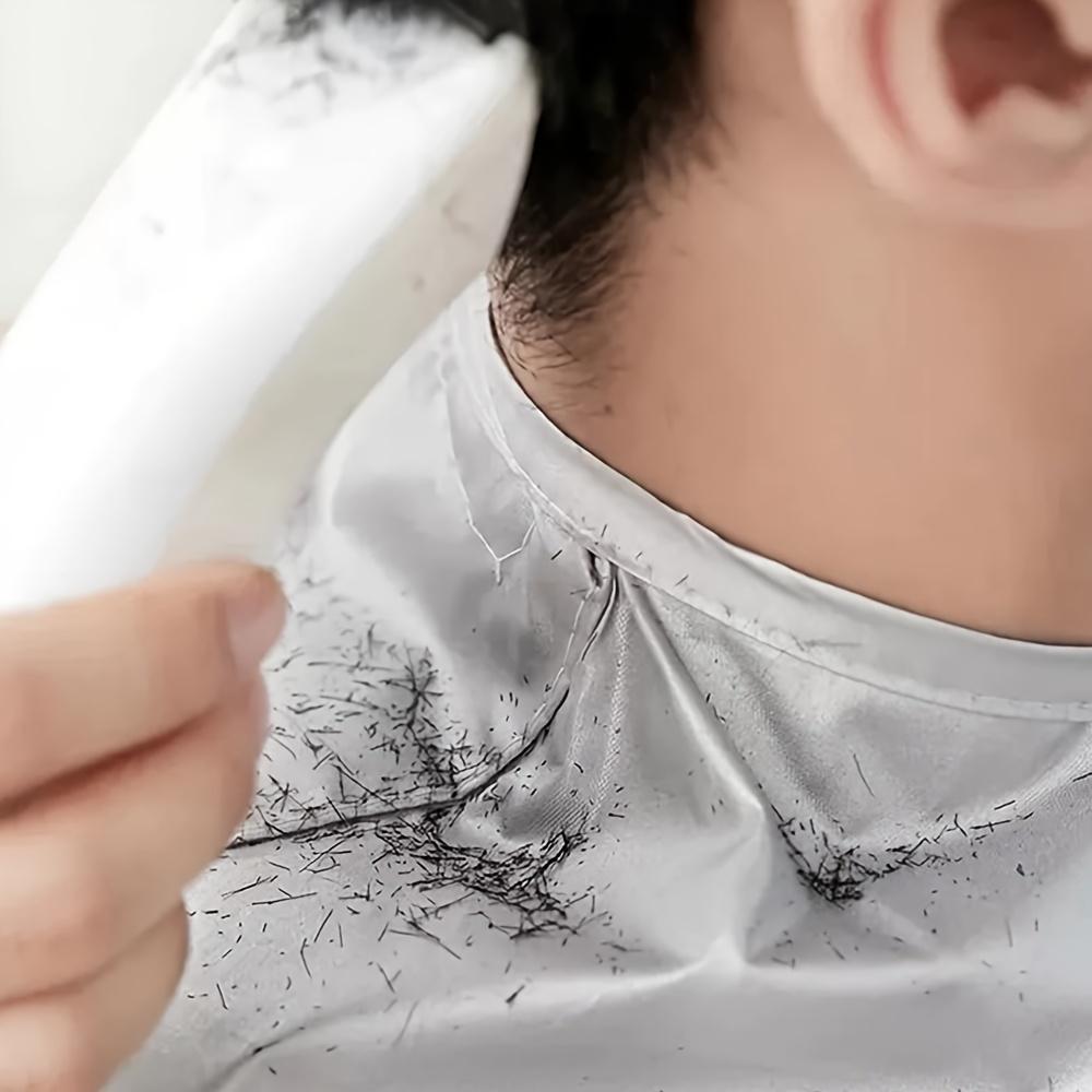 Adjustable Foldable Haircut Cape Umbrella - Hair Cloak Cape Barber Cape with Black Comb - for Adults Women & Men, Salon and Home Use