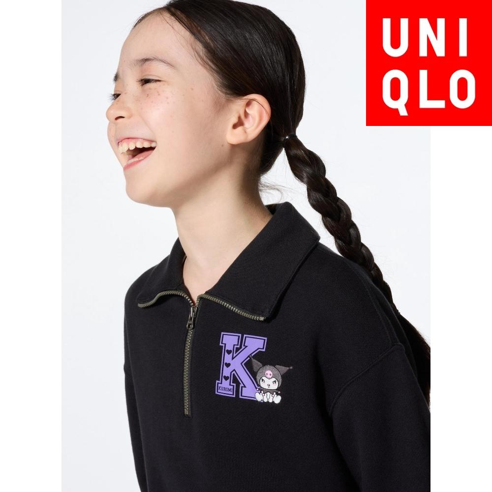 

Футболка Uniqlo Japan Girls Sanrio Characters Sweat Half Zip Shirt