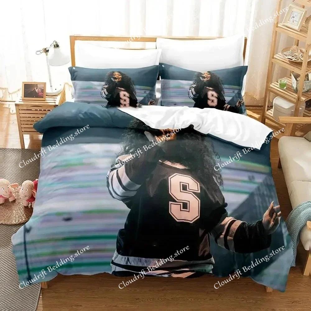 3D SZA Bedding Set Duvet Cover Bed Set Quilt Cover Pillowcase Comforter king Queen Size Boys Adult Bedding Set