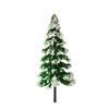 Xmas Decoration 6 Sizes of Mini Snow Pine Model Trees Scenery Trees for Christmas Decoration Winter Ornaments Crafts for Home