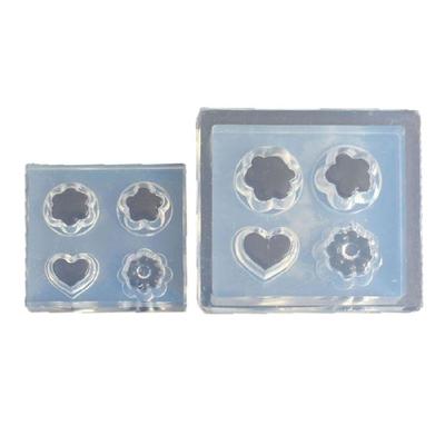 2x Silikonform für Puddingherstellung Flexibel Antihaft Kristall Epoxidharz Formen