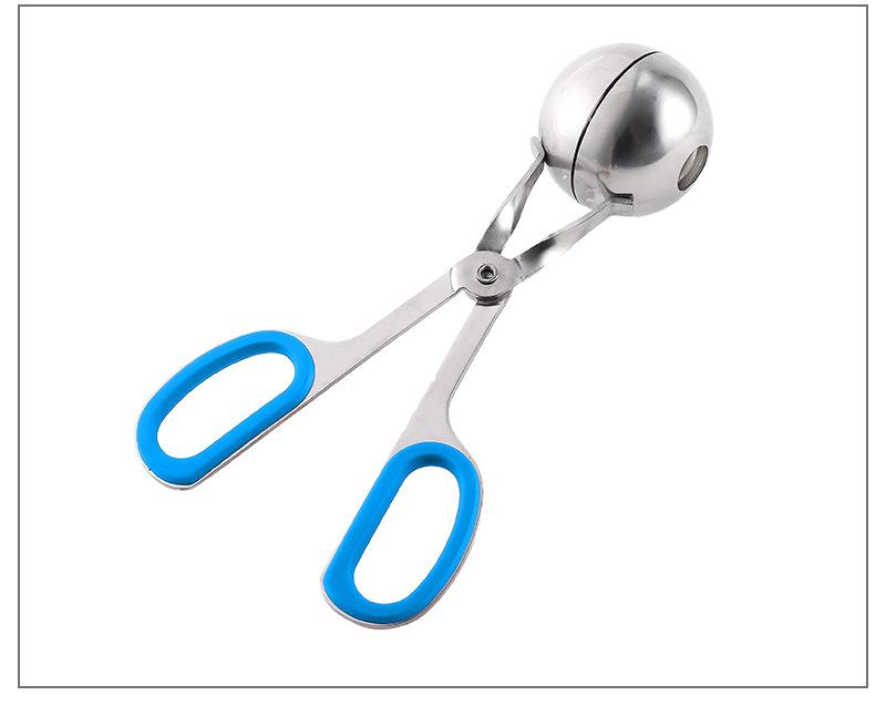 Kitchen Convenient Meatball Maker Stainless Steel Stuffed Meatball Clip DIY Fish Meat Rice Ball Maker Meatball Mold Tools